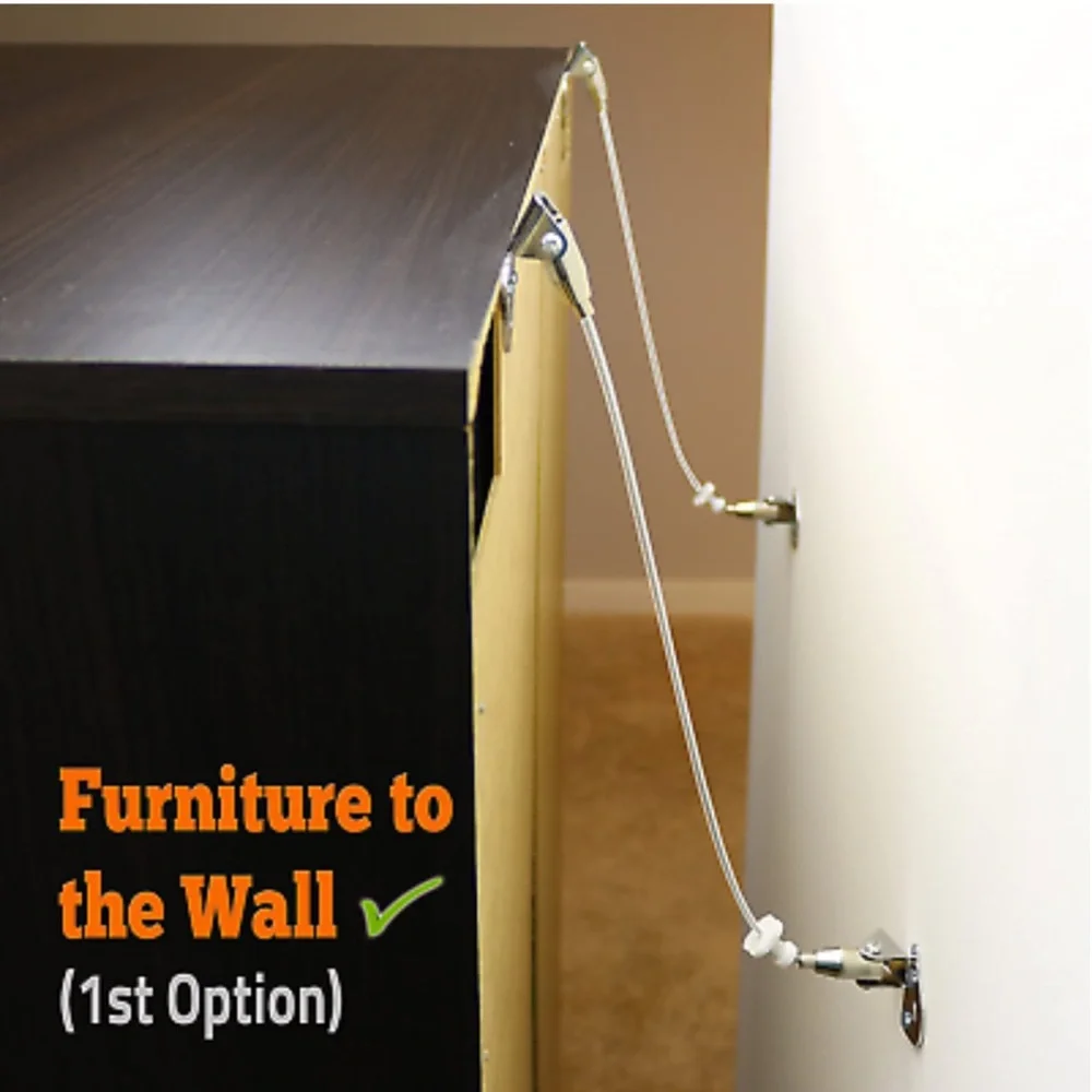 Child proof furniture anchors - Picture 1 of 8